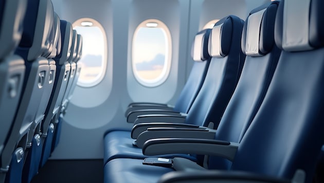 Ein Mann hat sich vor einer Mutter mit ihrem kleinen Kind in einem Flugzeug entblößt. Das hat ...