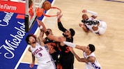 Die Knicks haben einen weiteren Playoff-Sieg errungen.