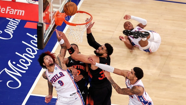 Die Knicks haben einen weiteren Playoff-Sieg errungen.