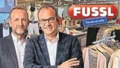 Die Fussl-Eigentümer Karl (li.) und Ernst Mayr ziehen gegen den Billiganbieter vor Gericht. ...