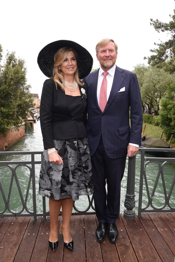Königin Máxima und König Willem-Alexander eröffneten den niederländischen Pavillon bei der ...