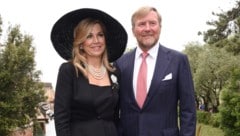 Königin Máxima und König Willem-Alexander besuchten die Biennale in Venedig.