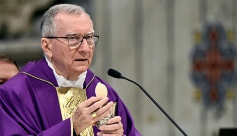 Der Chefdiplomat des Papstes, Pietro Parolin, hat die jüngsten Aussagen Trumps als „zumindest ...