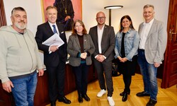 Haben sich zu unzähligen Gesprächsrunden getroffen: Karl Dreisiebner (Grüne), Sturm-Präsident ...