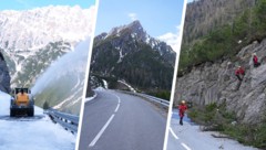 Nach umfassenden Räumungsarbeiten öffnet der Gebirgspass am kommenden Montag wieder.