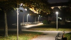 Eine unbekannte Gruppe soll ein Duo nachts im Park offenbar grundlos attackiert und beraubt ...