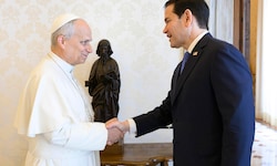 Papst Leo XIV. traf den US-Außenminister Marco Rubio im Vatikan.