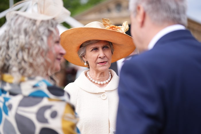 Neben Charles, Camilla und Anne, begrüßten auch die Herzogin von Gloucester ...