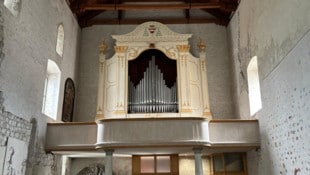 Das wertvolle Instrument wurde nach dem Erdbeben rekonstruiert – gespendet von Kardinal Franz ...