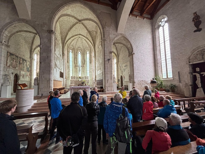 Der Dom wurde mühevoll wieder errichtet.