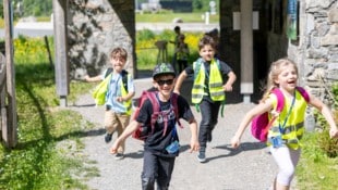 So macht Schule sichtlich Spaß. Die Kinder waren vom Ausflug begeistert. 