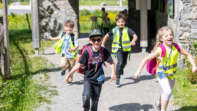 So macht Schule sichtlich Spaß. Die Kinder waren vom Ausflug begeistert.