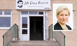 Geschäftsführerin Regina Schmid (kl. Bild) will um den Fortbestand des Jugendzentrums kämpfen.