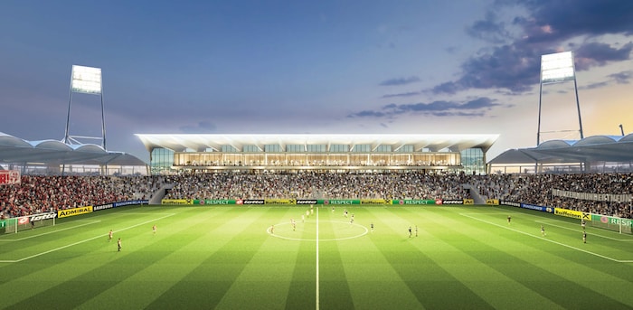 So soll das neue Liebenauer Stadion aussehen.