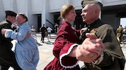 Tanzproben vor dem 81. Jahrestag des Sieges der Sowjetunion über Nazi-Deutschland in Moskau