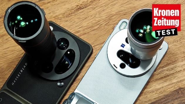 Wer mehr aus seinen Fotos herausholen möchte, bekommt beim Oppo Find X9 Ultra (links) und dem ...