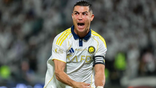 Cristiano Ronaldo hat seinen 100. Treffer in der Saudi-Liga erzielt.