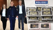 LKA Tirol-Chefin Katja Tersch, Landespolizeidirektor Helmut Tomac und der Chef der Innsbrucker ...