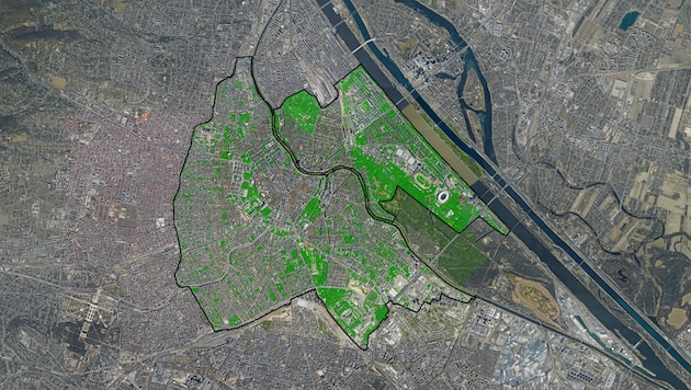 Die Auswertung der Daten zeigt, dass es ohne Augarten und Prater noch schlechter um den ...