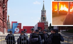 Während Moskau eifrig für die Siegesparade am Samstag probt, kämpft Russland mit gewaltigen ...