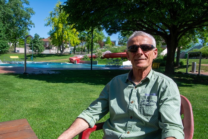 Total entspannt: 32 Saisonen war Hari Moser Bademeister im Golser Freibad. Auch heuer war er ...