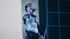 Cosmó bei seiner ersten Probe auf der großen ESC-Bühne in der Wiener Stadthalle.