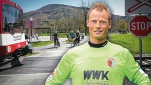 Tormann Alexander Manninger starb, als sein Wagen von einer Lokalbahn erfasst worden ist. Es gab ...