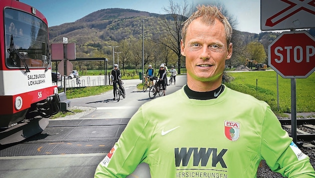 Gatekeeper Alexander Manninger died when his car was struck by a local train. There were no ...