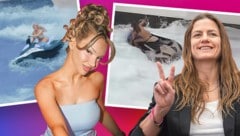 2020 sorgte Rapperin Shirin David mit ihrer wilden Jetski-Fahrt im Musikvideo zu „Hoes Up G’s ...
