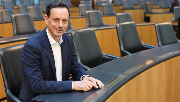 Ernst Gödl rückt nun als Klubobmann im Parlament in die erste Reihe vor.
