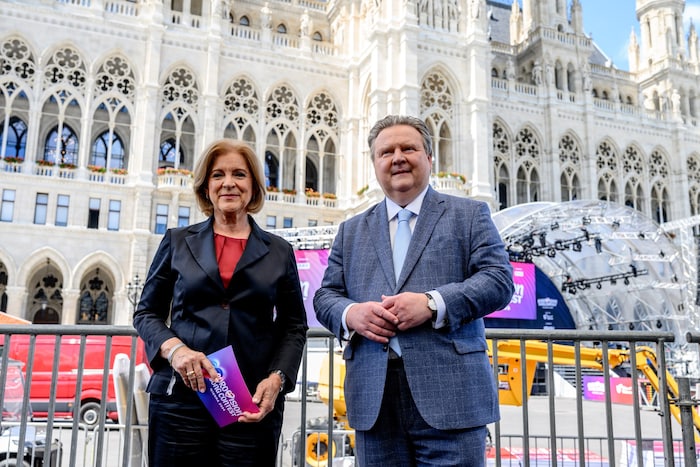 ORF-Chefin Ingrid Thurnher und Bürgermeister Michael Ludwig (SPÖ) besuchten gemeinsam das ...