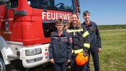 Die Innviertlerin Sabine Bamberger mit ihren Söhnen Lucas und Constantin.