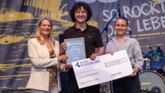 Daniela Winkler (li.) hatte Benjamin Gedeon 2025 zum zweiten Platz bei der Song- Challenge ...