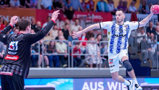 Ante Tokic und seine Harder Teamkollegen brauchen einen Sieg gegen die Fivers Margareten.