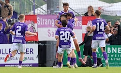 Nach dem 2:0 von Daniel Bares war der Jubel bei Austria Salzburg groß. 
