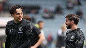 Albert Vallci (li.) ist seit Februar bei Sturm.