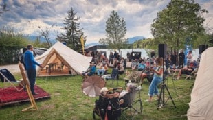 Gemütlich am Ufer des Faaker Sees dreht sich noch bis Sonntag alles ums Thema Camping