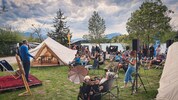 Gemütlich am Ufer des Faaker Sees dreht sich noch bis Sonntag alles ums Thema Camping
