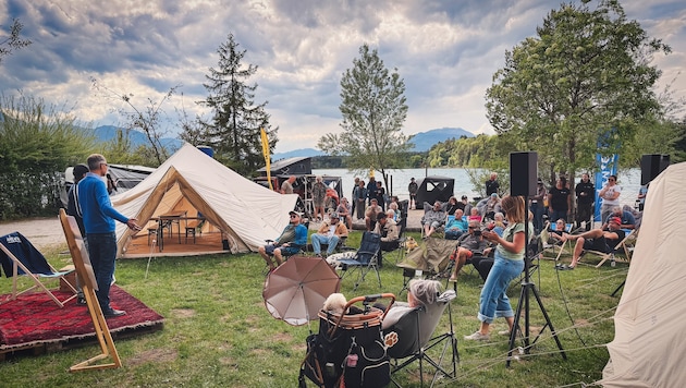 Gemütlich am Ufer des Faaker Sees dreht sich noch bis Sonntag alles ums Thema Camping