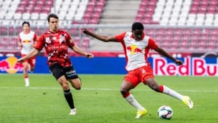Aboubacar Camara (re.) erzielte ein absolutes Traumtor.