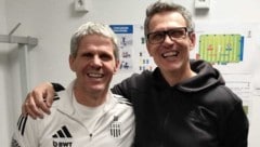 Didi (li.) und sein Bruder Josef Kühbauer haben beide die Chance, mit ihren Vereinen das Double ...