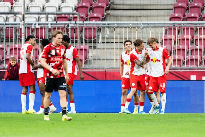 Liefering durfte dreimal gegen die Admira jubeln.