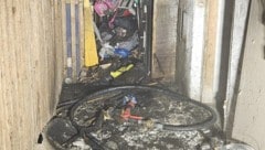 Der Keller musste nach den Löscharbeiten komplett ausgeräumt werden.