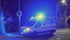 Die Rettung leistete noch am Unfallort erste Hilfe. 