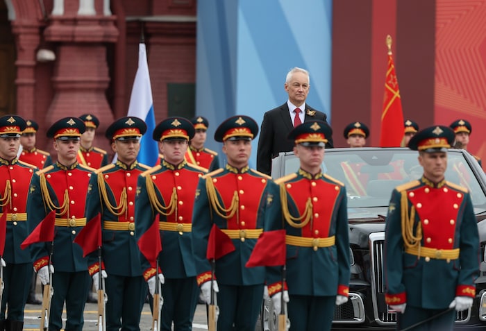 The scaled-down parade with fewer guests is also seen as a symbol of the situation in Putin’s ...