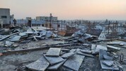 Nach dem verheerenden Brand in der Silvesternacht, der das Dach komplett zerstörte, schreiten ...