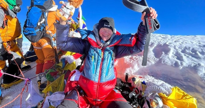 Sabrina Filzmoser am Mount Everest