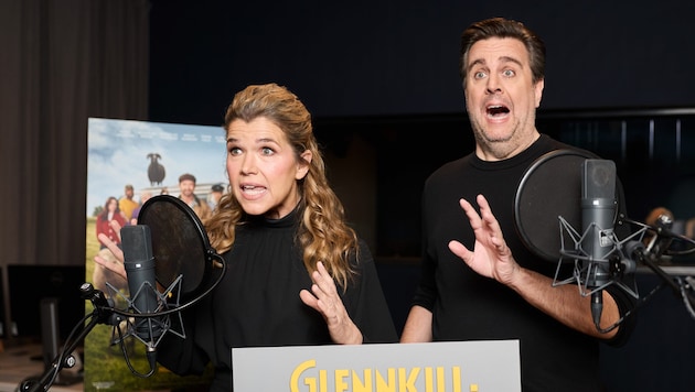 Anke Engelke und Bastian Pastewka leihen ihre Stimmen den beiden Filmschafen Lily und Mopple – ...