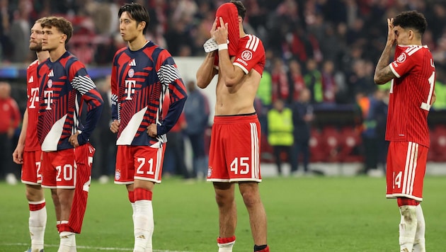 Ein Treffer fehlte den enttäuschten Bayern gegen den PSG.