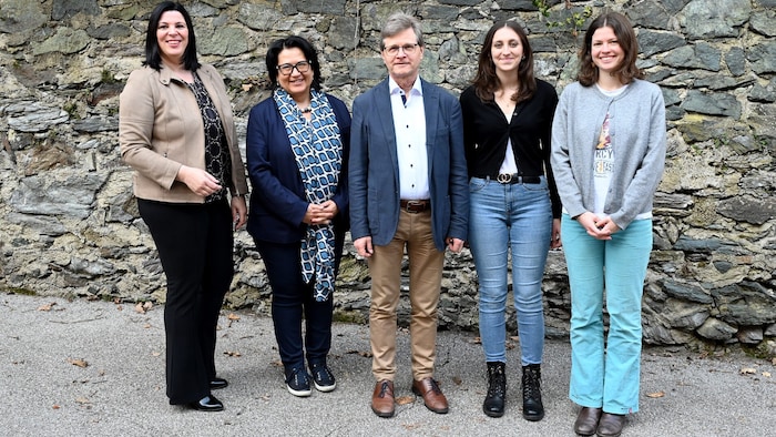 Vincenc Gotthardt und sein kleines Team.